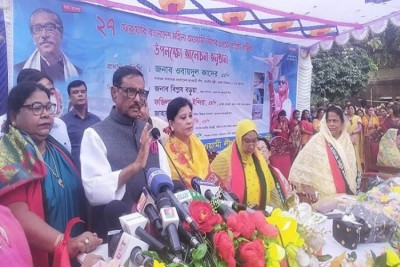 বিএনপি’র রাজনীতির সাথীরা দেশকে আফগানিস্তান বানাতে চায় : ওবায়দুল কাদের