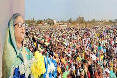 হাওর অঞ্চলের প্রতিটি সড়ক হবে উড়াল : প্রধানমন্ত্রী