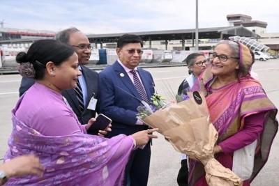 ওয়ার্ল্ড অফ ওয়ার্ক সামিটে যোগ দিতে জেনেভা পৌঁছেছেন প্রধানমন্ত্রী