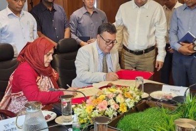 জাতীয় দক্ষতা উন্নয়ন কর্তৃপক্ষের সাথে জাতীয় বিশ্ববিদ্যালয়ের সমঝোতা চুক্তি স্বাক্ষর