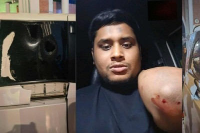 গাজীপুরে হাসনাত আব্দুল্লাহর গাড়িতে হামলা