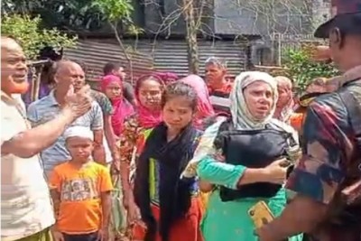 কুড়িগ্রাম সীমান্তে বাংলাদেশে পুশইন করা ৪৪ জনকে আটক