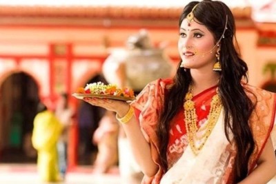 দুর্গাপূজার পাঁচ দিন সাজেও থাকুক পাঁচ বৈচিত্র্য