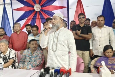 শ্রীনগরে দুর্গাপুজার মণ্ডপ পরিদর্শন করলেন সংসদ সদস্য  শেখ মোহাম্মদ আব্দুল্লাহ