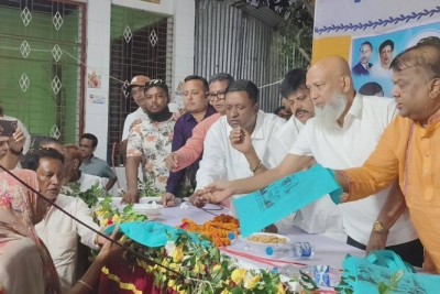 শ্রীনগর ও সিরাজদিখান পূজা মন্ডপ পরিদর্শন করলেন বিএনপি নেতা  মীর সরফত আলী সপু